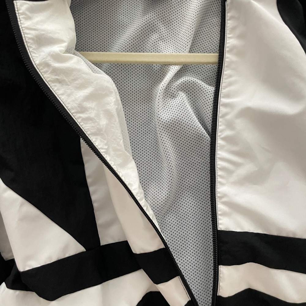 Adidas Black and White Track Zip-Up Jacket - Picture 9 of 9